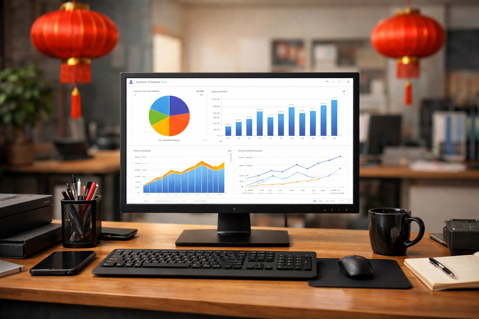 Graphical Presentation on Desktop